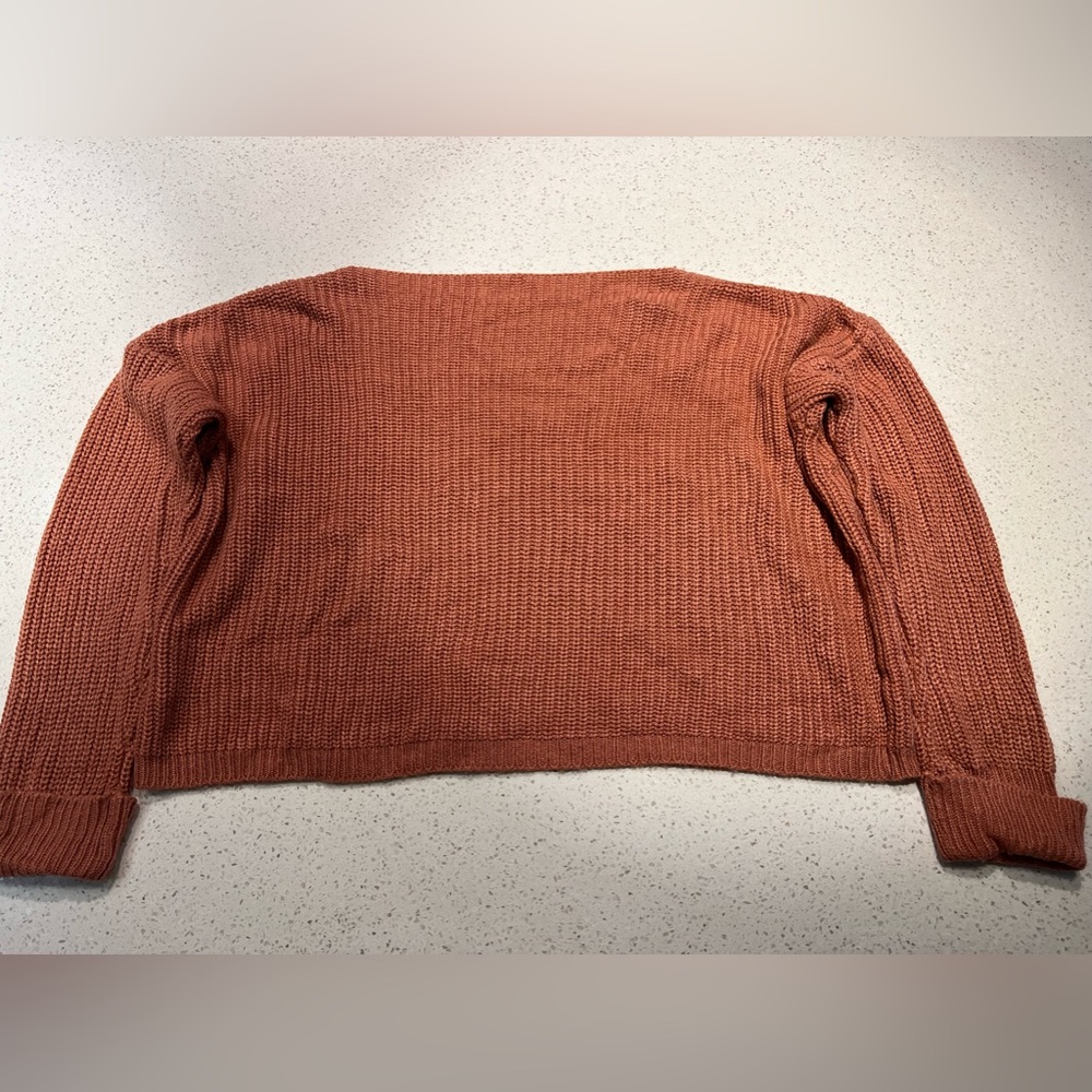 Poor Apparel Womens Cropped Sweater